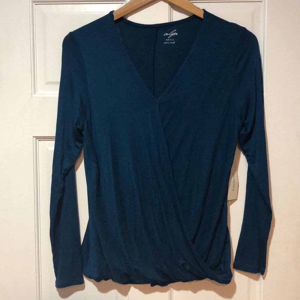 Long Sleeve Wrap Top